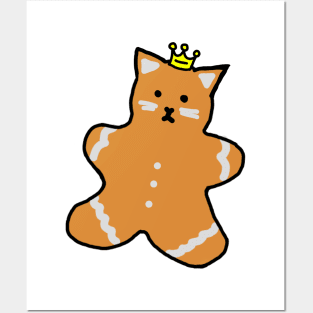 Gingerbread Arthur Cat Posters and Art